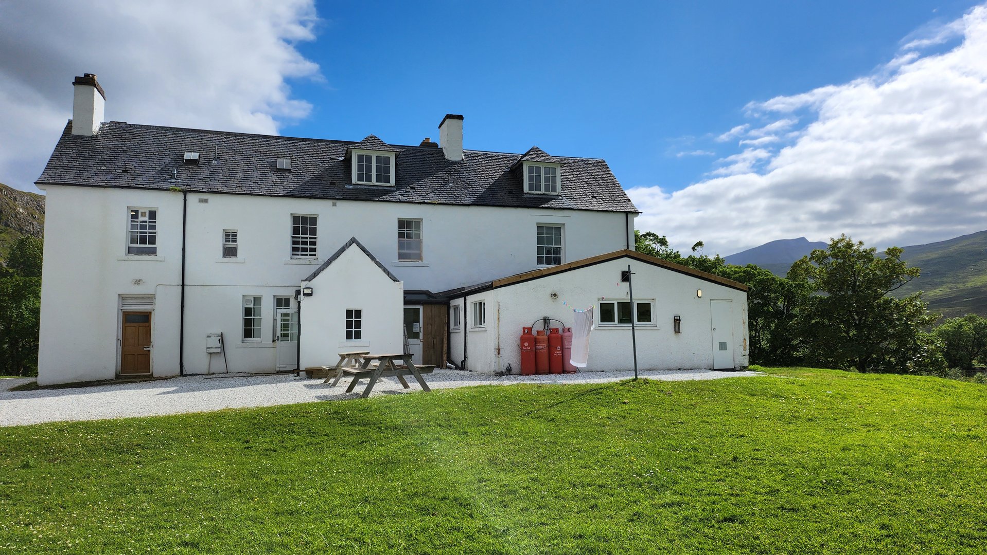 Lodge back view